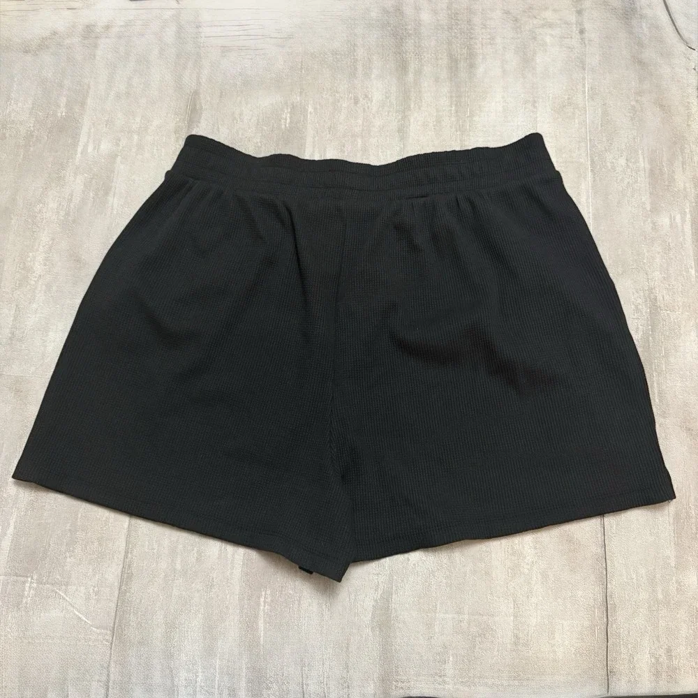 L.A. Kings NHL Hockey WEAR by Erin Andrews Waffle Knit Lounge Shorts Size XXL 2X